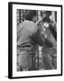 Michael Ketosugbo with a School Mate After a Fist Fight-Al Fenn-Framed Photographic Print