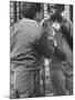 Michael Ketosugbo with a School Mate After a Fist Fight-Al Fenn-Mounted Photographic Print