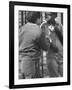 Michael Ketosugbo with a School Mate After a Fist Fight-Al Fenn-Framed Photographic Print