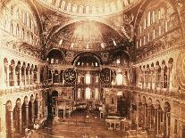 Hagia Sophia in Istanbul: Interior and Apses-Michael Maslan-Photographic Print