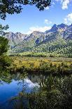 Mountains Reflecting in the Mirror Lakes, Eglinton Valley, South Island, New Zealand, Pacific-Michael-Photographic Print