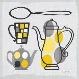 Modern Kitchen Square III Yellow-Michael Mullan-Art Print