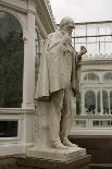 Charles Darwin Statue at Sefton Park Palm House-Michael Nicholson-Mounted Photographic Print