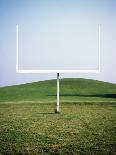 Goal Post in Field-Michael Prince-Stretched Canvas