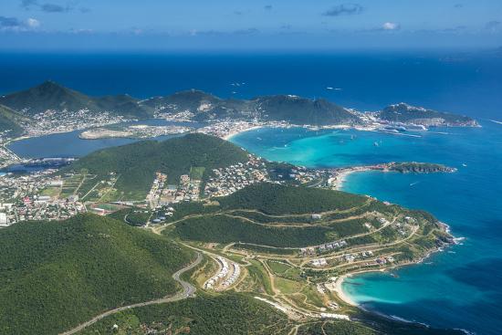 Michael Runkel Westend61 Aerial of Sint Maarten, West Indies, Caribbean, Central America ...