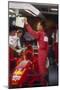 Michael Schumacher with Ferrari, British Grand Prix, Silverstone, Northamptonshire, 1997-null-Mounted Premium Photographic Print