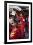 Michael Schumacher with Ferrari, British Grand Prix, Silverstone, Northamptonshire, 1997-null-Framed Photographic Print