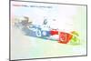 Michael Schumacher-NaxArt-Mounted Art Print