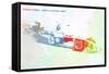 Michael Schumacher-NaxArt-Framed Stretched Canvas