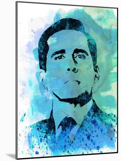 Michael Scott Watercolor-Jack Hunter-Mounted Art Print