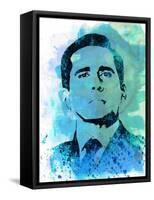 Michael Scott Watercolor-Jack Hunter-Framed Stretched Canvas