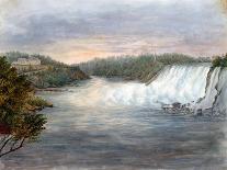 American Falls at Niagara from the Table Rock on the Canada Side, July 22, 1846-Michael Seymour-Laminated Giclee Print