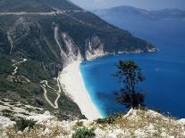Myrtos Bay and Beach, Kefalonia, Ionian Islands, Greek Islands, Greece-Michael Short-Photographic Print