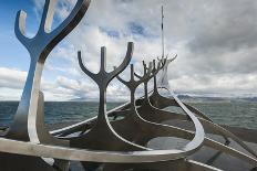 Solfar (Sun Voyager) Sculpture by Jon Gunnar Arnason in Reykjavik, Iceland, Polar Regions-Michael Snell-Photographic Print