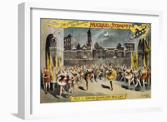 Michael Strogoff Ballet Production Poster-null-Framed Giclee Print