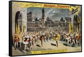 Michael Strogoff Ballet Production Poster-null-Framed Stretched Canvas