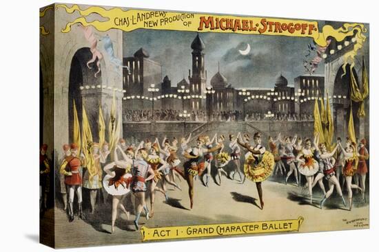 Michael Strogoff Ballet Production Poster-null-Stretched Canvas