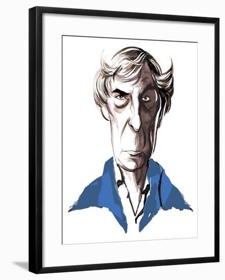 Michael Tippett, British composer, colour caricature, 2005 by Neale Osborne-Neale Osborne-Framed Giclee Print