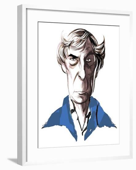 Michael Tippett, British composer, colour caricature, 2005 by Neale Osborne-Neale Osborne-Framed Giclee Print