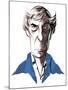 Michael Tippett, British composer, colour caricature, 2005 by Neale Osborne-Neale Osborne-Mounted Giclee Print