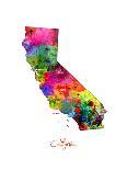 California Map-Michael Tompsett-Art Print