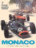 25th Monaco Grand Prix Automobile - Formula One F1, Vintage Car Racing Poster, 1967-Michael Turner-Art Print