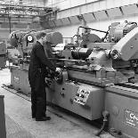 Churchill Lathe in Use, Park Gate Iron and Steel Co, Rotherham, South Yorkshire, 1964-Michael Walters-Photographic Print