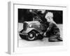 Michael Ware Repairing a Pedal Car-null-Framed Photographic Print
