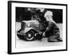 Michael Ware Repairing a Pedal Car-null-Framed Photographic Print