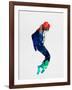 Michael Watercolor-Lora Feldman-Framed Art Print