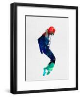 Michael Watercolor-Lora Feldman-Framed Art Print