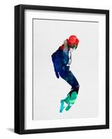 Michael Watercolor-Lora Feldman-Framed Art Print