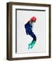 Michael Watercolor-Lora Feldman-Framed Premium Giclee Print