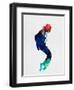 Michael Watercolor-Lora Feldman-Framed Premium Giclee Print