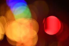 Bokeh Balls, Colored Lights-Michael Weber-Photographic Print