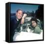 MICHAEL WILDING AND ELIZABETH TAYLOR, 1953 (photo)-null-Framed Stretched Canvas