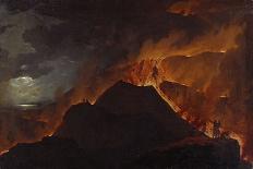 Eruption of Vesuvius-Michael Wutky-Mounted Giclee Print