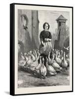 Michaelmas Geese, the Last Meal, 1876-null-Framed Stretched Canvas