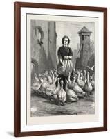 Michaelmas Geese, the Last Meal, 1876-null-Framed Giclee Print