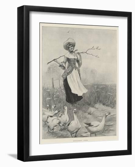 Michaelmas Geese-Robert Sauber-Framed Giclee Print