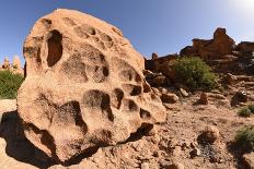 Forzhaga Natural Arch in Akakus Mountains, Sahara Desert, Libya, North Africa, Africa-Michal Szafarczyk-Framed Photographic Print