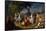 Michel-Ange Houasse / 'Bacchanal', 1719, French School, Oil on canvas, 125 cm x 180 cm, P02267.-Michel-Ange Houasse-Framed Poster