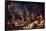 Michel-Ange Houasse / 'Offering to Bacchus', 1720, French School, Oil on canvas, 125 cm x 180 cm...-Michel-Ange Houasse-Framed Poster