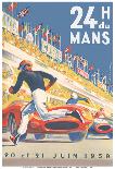 1959 Grand Prix - 24 hours of Le Mans France - Endurance Racing-Michel Beligond-Art Print