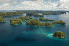 Aerial View of Rock Islands of Palau, Micronesia-Michel Benoy Westmorland-Framed Photographic Print