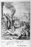 Leander Swims over the Hellespont to Meet His Mistress Hero, 1655-Michel de Marolles-Giclee Print