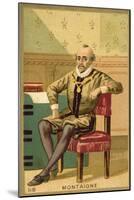 Michel De Montaigne, French Writer and Philosopher-null-Mounted Giclee Print