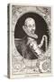 Michel De Montaigne (Litho)-French-Stretched Canvas