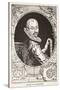 Michel De Montaigne (Litho)-French-Stretched Canvas