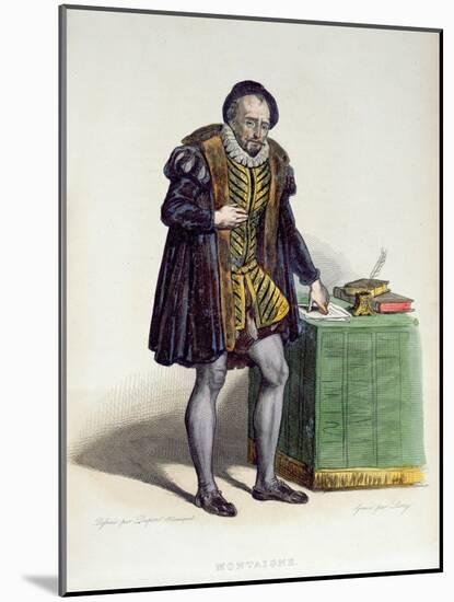 Michel Eyquem De Montaigne-H. Dupont-Mounted Giclee Print